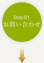 Step.01 お問い合わせ